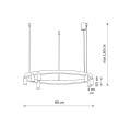 Люстра Nowodvorski 12418 Fourty Round GU10 R35+LED 7+6x10W+9W 3000K 710Lm IP20 теракотова10